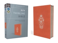 Niv, Thinline Bible, Leathersoft, Coral, Zippered, Red Letter, Comfort Print By Zondervan Cover Image
