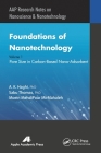 Foundations of Nanotechnology, Volume One: Pore Size in Carbon-Based Nano-Adsorbents (Aap Research Notes on Nanoscience and Nanotechnology) Cover Image