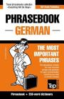 English-German phrasebook and 250-word mini dictionary By Andrey Taranov Cover Image