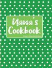 Nana's Cookbook Green Polka Dot Edition Cover Image