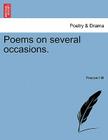 Poems on Several Occasions. By Pascoe Hill Cover Image