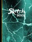 Sketchbook: Cool Green Marble Sketchbook to Practice Sketching, Drawing, Writing and Creative Doodling By Creative Sketch Co Cover Image