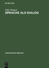 Sprache als Dialog (Linguistische Arbeiten #204) Cover Image