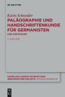 Paläographie Und Handschriftenkunde Für Germanisten: Eine Einführung Cover Image