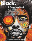 Black.: A Coloring Book Cover Image