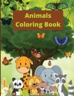 Animals Coloring Book: Animal Coloring Book for Kids Ages 2-4/4-8 / Fun and Educational Coloring Book By Ava Garza Cover Image