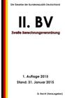 Zweite Berechnungsverordnung - II. BV Cover Image