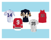 Legends of Chicago Sports Jersey Collection Art Print11x14 (Alphabet Cities) By Michael Schafbuch (Illustrator) Cover Image