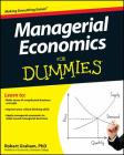 Managerial Economics For Dummies By Robert Graham Cover Image