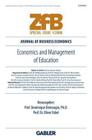 Economics and Management of Education (Zfb Special Issue) Cover Image