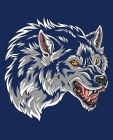 Blue Wolf Spirit Composition Notebook 2: Show Your Pack Pride for School, Home, or Office By Sledgepainter Books Cover Image