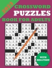 2023 Crossword Puzzles Book for Adults Cover Image