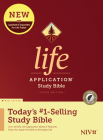NIV Life Application Study Bible, Third Edition (Red Letter, Hardcover, Indexed) Cover Image