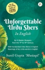 Unforgettable Urdu Shers By Sunil 'Mustaqil' Gupta Cover Image