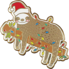 Festive Sloth Hard Enamel Pin (Cloisonne Pin) By Peter Pauper Press Inc (Created by) Cover Image