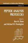 Peptide Analysis Protocols (Methods in Molecular Biology #36) By Ben M. Dunn, Michael W. Pennington Cover Image