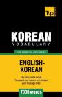 Korean vocabulary for English speakers - 7000 words Cover Image