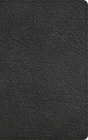 NASB Single-Column Personal Size Bible, Holman Handcrafted Edition, Black Premium Goatskin By Holman Bible Publishers Cover Image