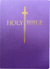 KJV Sword Bible, Large Print, Royal Purple Ultrasoft: (Red Letter, 1611 Version) By Whitaker House Cover Image