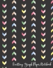 Knitting Graph Paper Notebook: Knitter's Paper 4:5 Ratio - Colorful By Knitting Joy Publications Cover Image