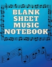 Blank Sheet Music Notebook Cover Image