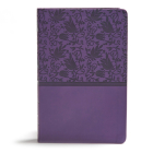 KJV Giant Print Reference Bible, Purple LeatherTouch, Indexed By Holman Bible Staff Cover Image