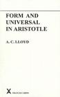 Form and Universal in Aristotle (Arca Classical and Medieval Texts #4) Cover Image