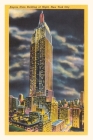 Vintage Journal Night, Empire State Building, New York City By Found Image Press (Producer) Cover Image