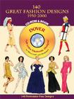 140 Great Fashion Designs, 1950-2000, CD-ROM and Book [With CDROM] (Dover Pictorial Archives) By Tom Tierney Cover Image