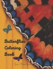 Butterflies Coloring Book: Adorable butterfly coloring book for adults - stress relieving, relaxing, with beautiful patterns, also suited for chi By Jenu Fumigenu Cover Image