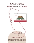 California Insurance Code 2020 Edition [INS] Volume 2/3 Cover Image