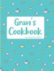 Gran's Cookbook Aqua Blue Hearts Edition By Pickled Pepper Press Cover Image