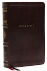 Nkjv, Personal Size Reference Bible, Sovereign Collection, Leathersoft, Brown, Red Letter, Thumb Indexed, Comfort Print: Holy Bible, New King James Ve By Thomas Nelson Cover Image