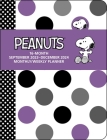 Peanuts 16-Month 2023-2024 Monthly/Weekly Planner Calendar Cover Image