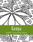 Ganga Adult Coloring Book: Marijuana Mini Posters Cover Image