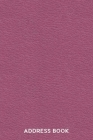 Address Book for Office: Telephone and Address Listing for Business, Work & Personal Use - Minimalist Maroon By Battle Shield Cover Image