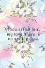 Thou art all fair, my love; there is no spot in thee.: Dot Grid Paper By Sarah Cullen Cover Image