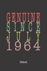Genuine Since July 1964: Notebook By Genuine Gifts Publishing Cover Image