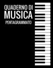 Quaderno Di Musica Pentagrammato: Formato Grande, 100 Pagine By Music Essentials Cover Image