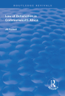 Law of Defamation in Commonwealth Africa (Routledge Revivals) By Jill Cottrell Cover Image