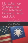 Life Styles, Top Choices and Cost Difference between Taiwan and USA: In Association with a Computer Aided Culture Comparison Support System Cover Image