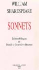 Sonnets: Edition Bilingue de Daniel Et Genevieve Bournet By William Shakespeare, Daniel Bournet (Editor), Daniel Bournet (Translator) Cover Image