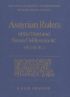 Assyrian Rulers of the Third and Second Millenia BC (to 1115 Bc) (Royal Inscriptions of Mesopotamia #1) Cover Image