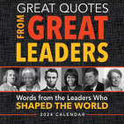 2024 Great Quotes From Great Leaders Boxed Calendar By Sourcebooks Cover Image