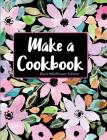 Make a Cookbook Black Wildflower Edition By Pickled Pepper Press Cover Image