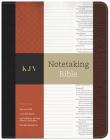 KJV Notetaking Bible, Black/Brown Bonded Leather Hardcover By Holman Bible Staff (Editor) Cover Image