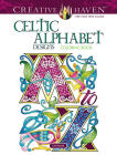 Creative Haven Celtic Alphabet Designs Coloring Book Cover Image