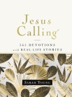 Jesus Calling, 365 Devotions with Real-Life Stories, Hardcover, with Full Scriptures Cover Image