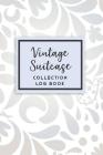 Vintage Suitcase Collection Log Book: 50 Templated Sections For Indexing Your Collectables By Melonpie Logbooks Cover Image