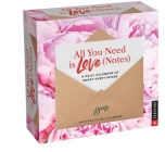 All You Need is Love (Notes) 2023 Day-to-Day Calendar: A Daily Calendar of Sweet Everythings By John Tabis Cover Image